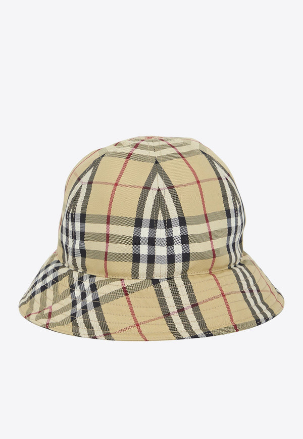 Checked Bucket Hat