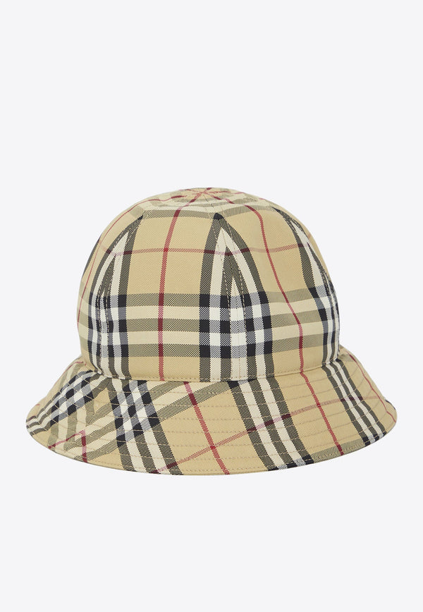 Checked Bucket Hat