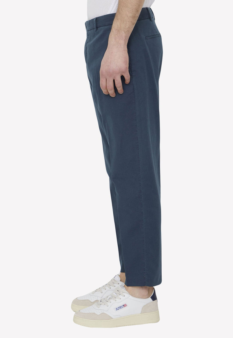 Straight-Leg Cropped Pants