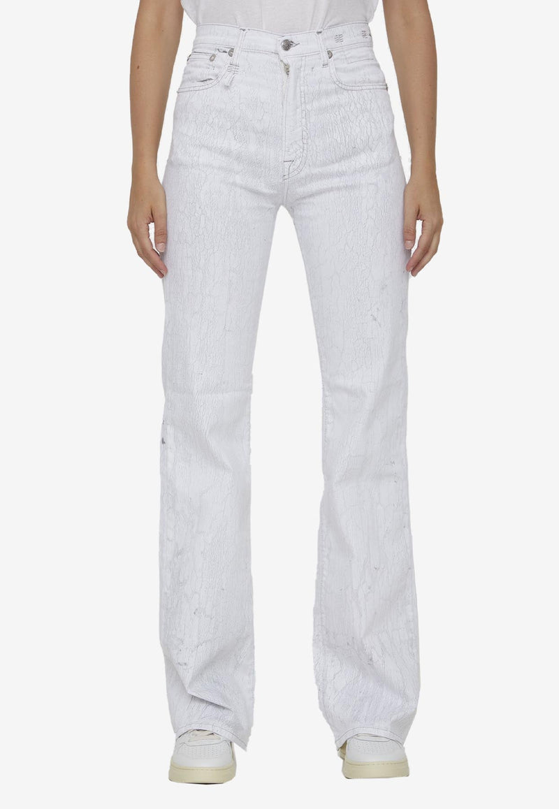 Jane Crackled-Effect Jeans