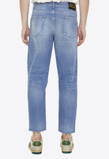 Washed-Out Slim Jeans