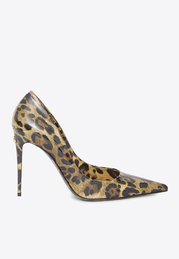 Lollo 105 Leopard Print Pumps