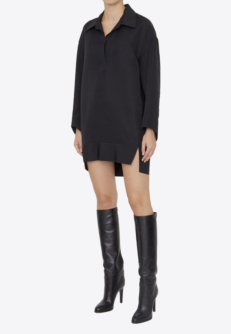 Kal Mini Dress in Wool Blend