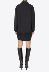 Kal Mini Dress in Wool Blend