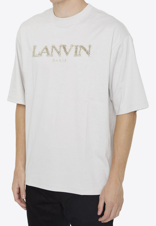 Logo-Embroidered Crewneck T-shirt