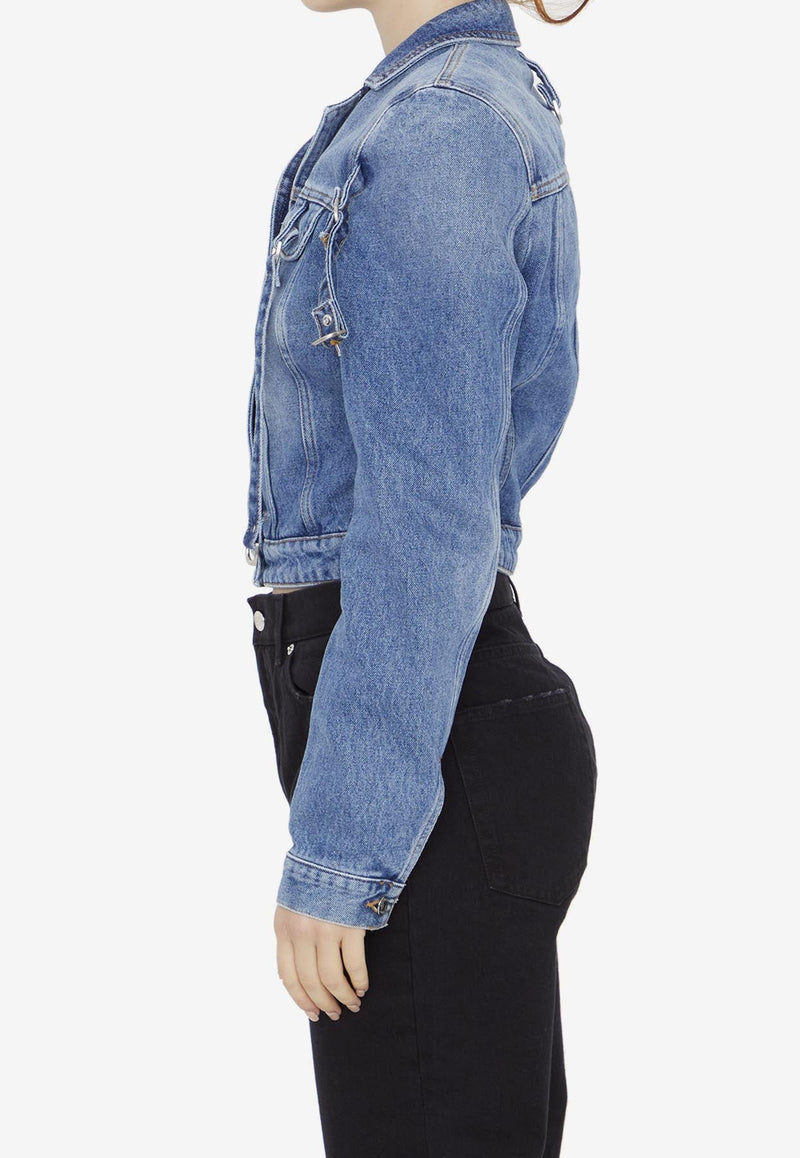 Denim Cropped Jacket