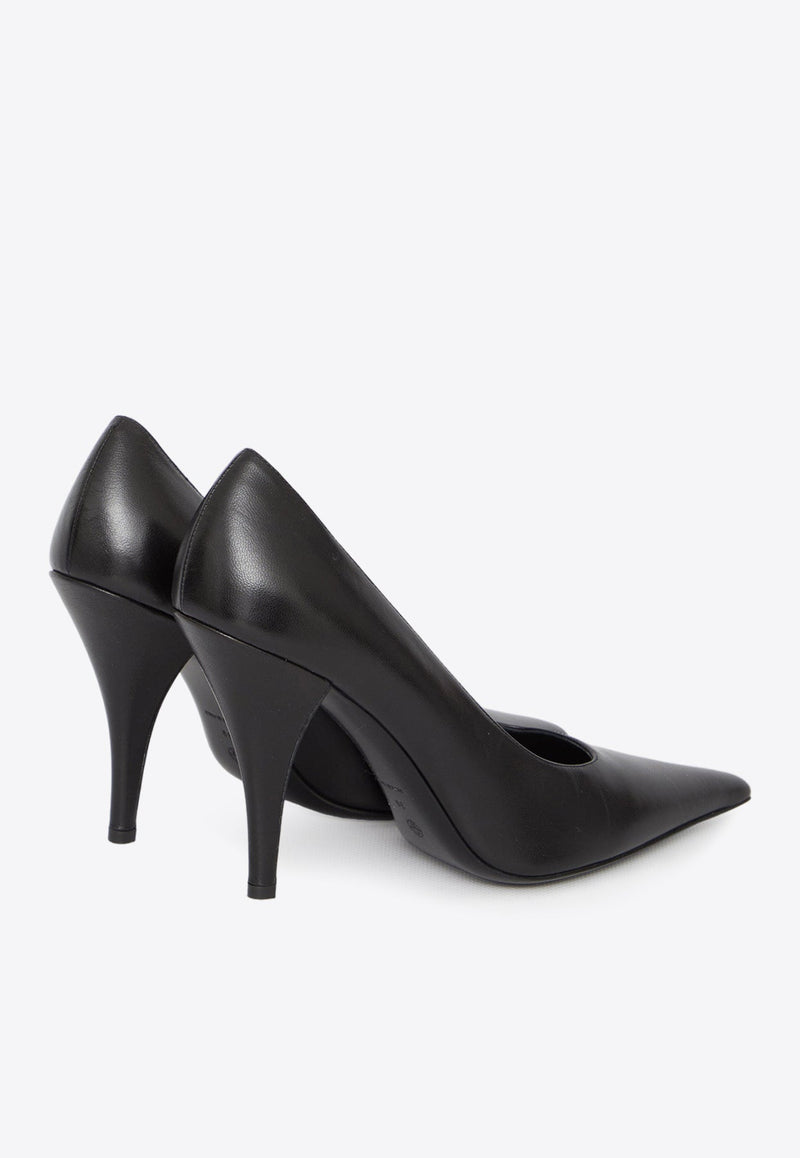Lana 110 Pointed Leather Pumps