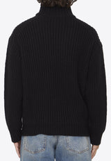 Turtleneck Sweater in Alpaca Blend