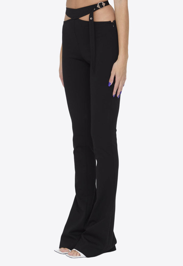 Cut-Out Flared Pants