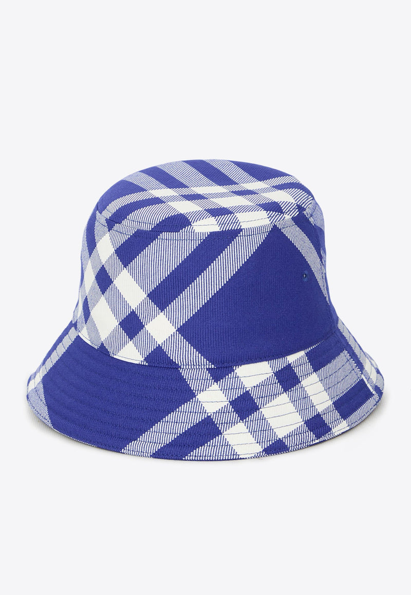 Check Print Bucket Hat