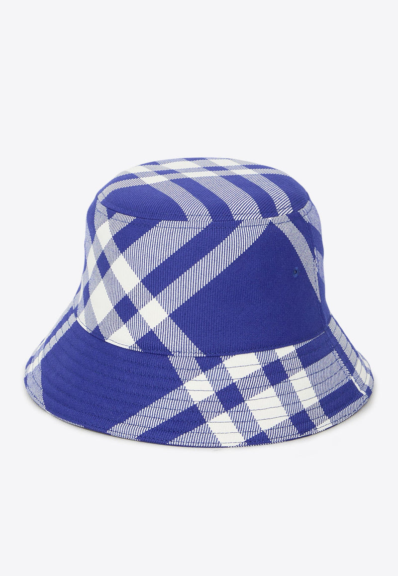 Check Print Bucket Hat