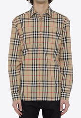 Signature Check Long-Sleeved Shirt