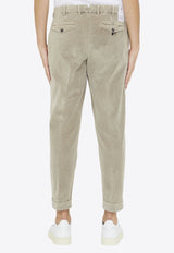 Cropped Corduroy Pants