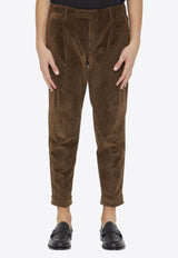 Cropped Corduroy Pants