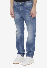 Low-rise Washed-Out Jeans