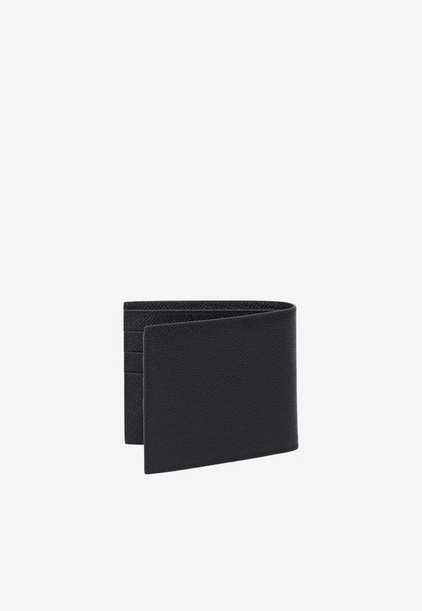 Logo-Plate Bi-Fold Wallet