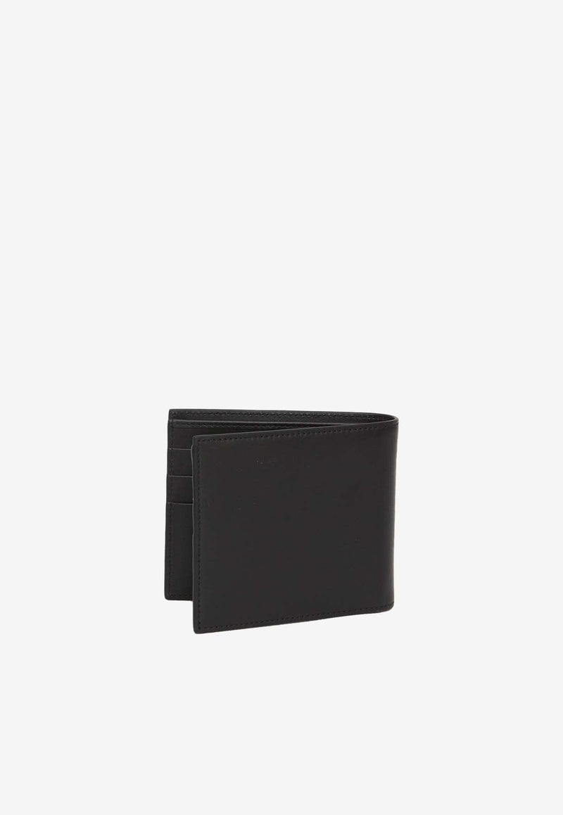 Logo-Embossed Bi-Fold Wallet