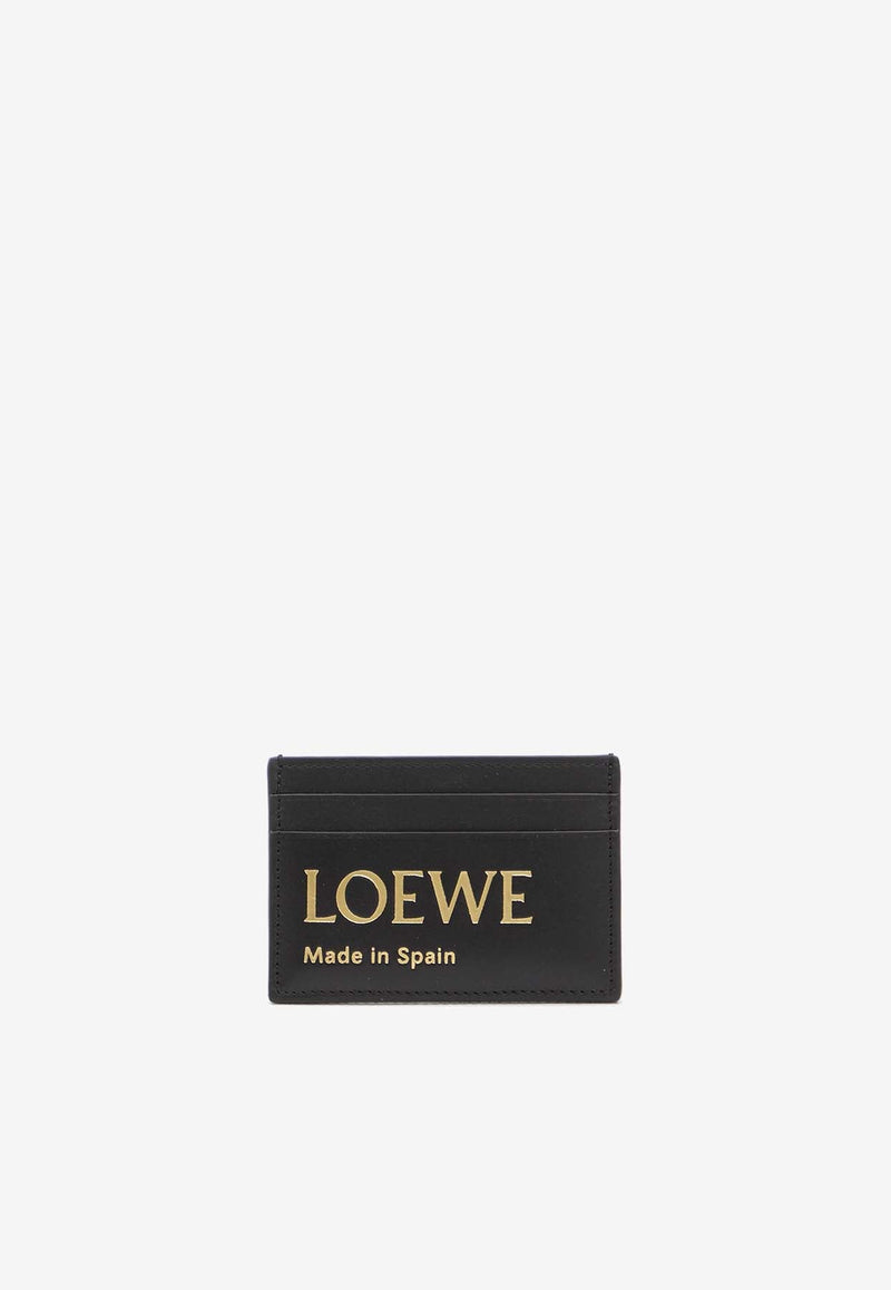 Logo-Embossed Leather Cardholder