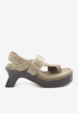 Ease 90 Brushed Suede Ring Toe Sandals