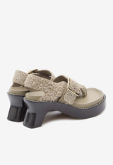 Ease 90 Brushed Suede Ring Toe Sandals