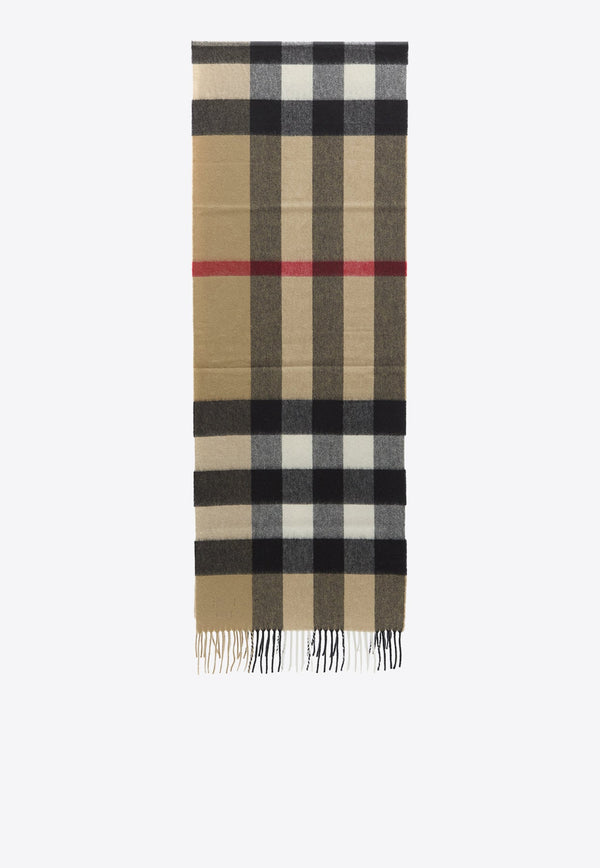 Vintage Check Cashmere Scarf