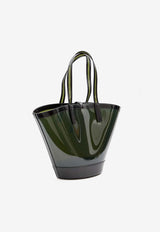 Medium Panier Transparent Vinyl Tote Bag