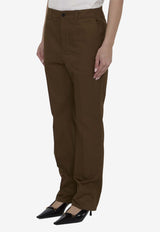 Straight-Leg Tailored Pants