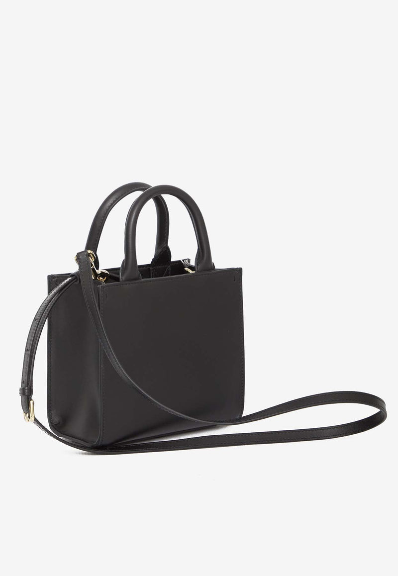 Mini DG Daily Top Handle Bag in Calf Leather