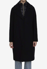 Wool and Nylon Long Coat