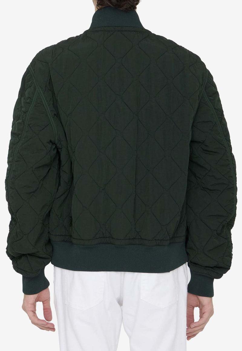 Quilted Bomber Jacket