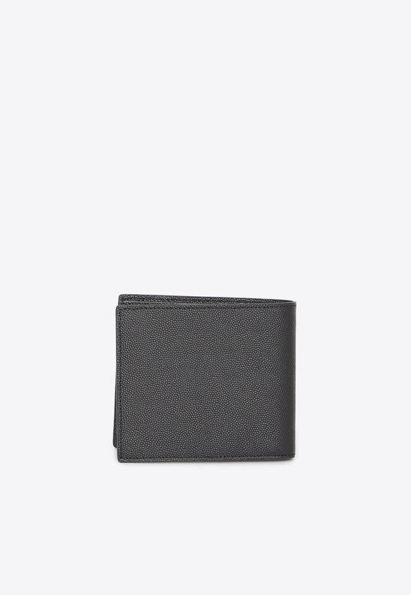 East/West Grained Leather Wallet