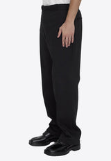 Straight-Leg Tailored Pants