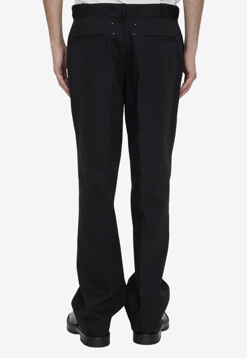 Straight-Leg Tailored Pants