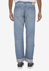 Straight-Leg Basic Jeans