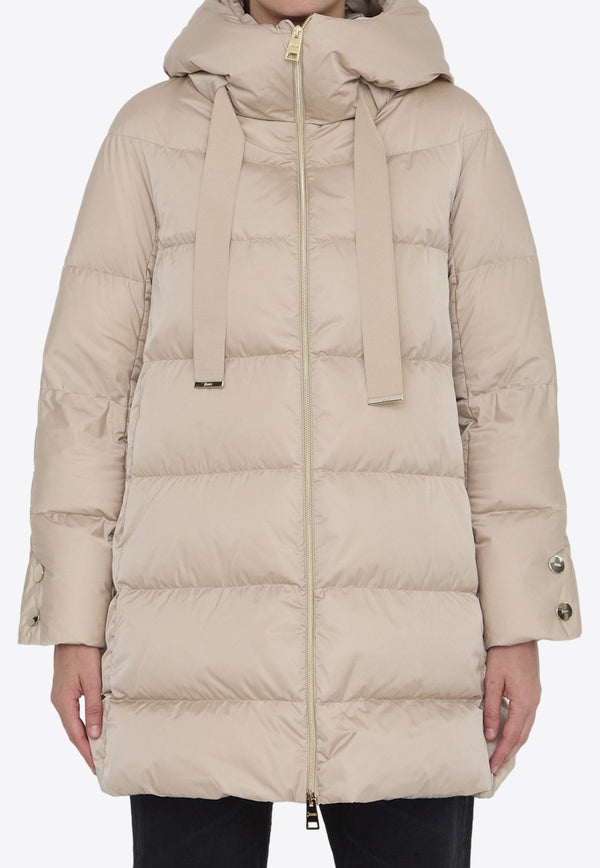 Hooded Zip-Up Down Jacket