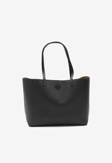 Large McGraw Grained Leather Tote Bag