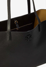 Large McGraw Grained Leather Tote Bag