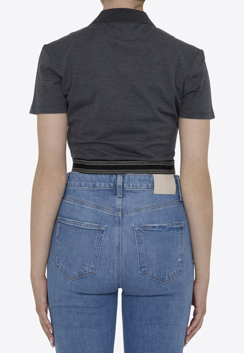 Cropped Polo T-shirt