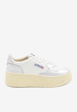 Medalist Leather Platform Sneakers