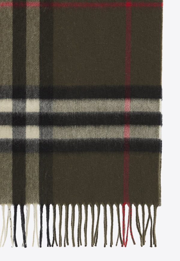 Checked Cashmere Scarf