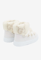 GG Motif Shearling Ankle Boots