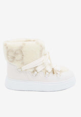 GG Motif Shearling Ankle Boots