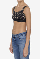 Moon Printed Sports Bra