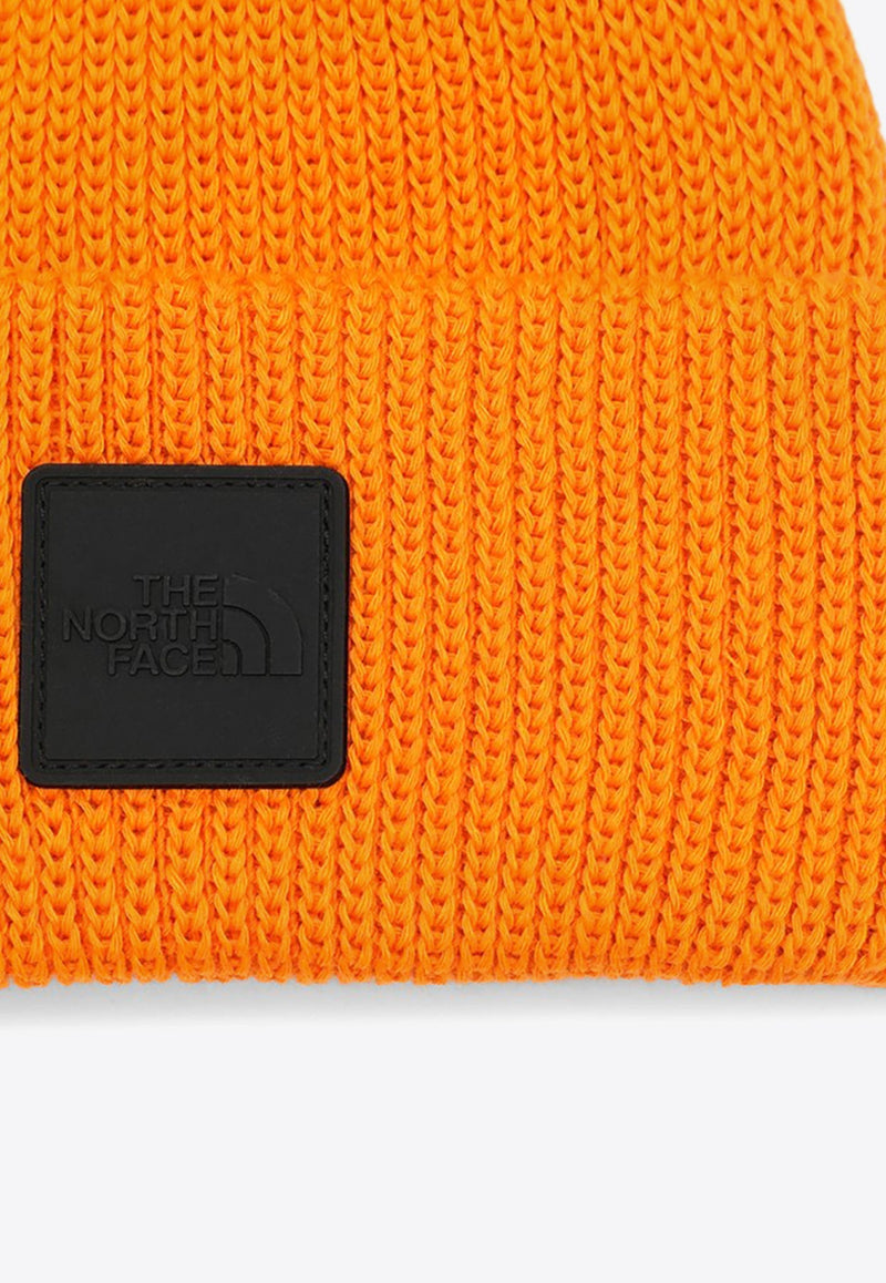 Logo Patch Knitted Cuffed Beanie