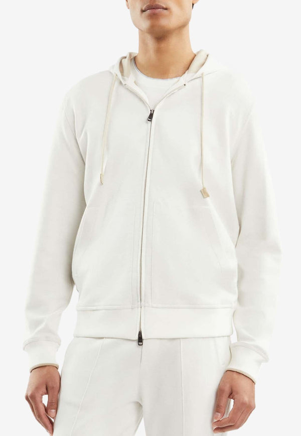 Zip-Up Hooded Sweatshirt