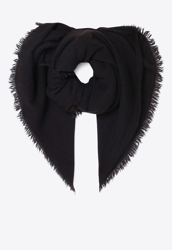 Nuvola Frayed Cashmere Scarf