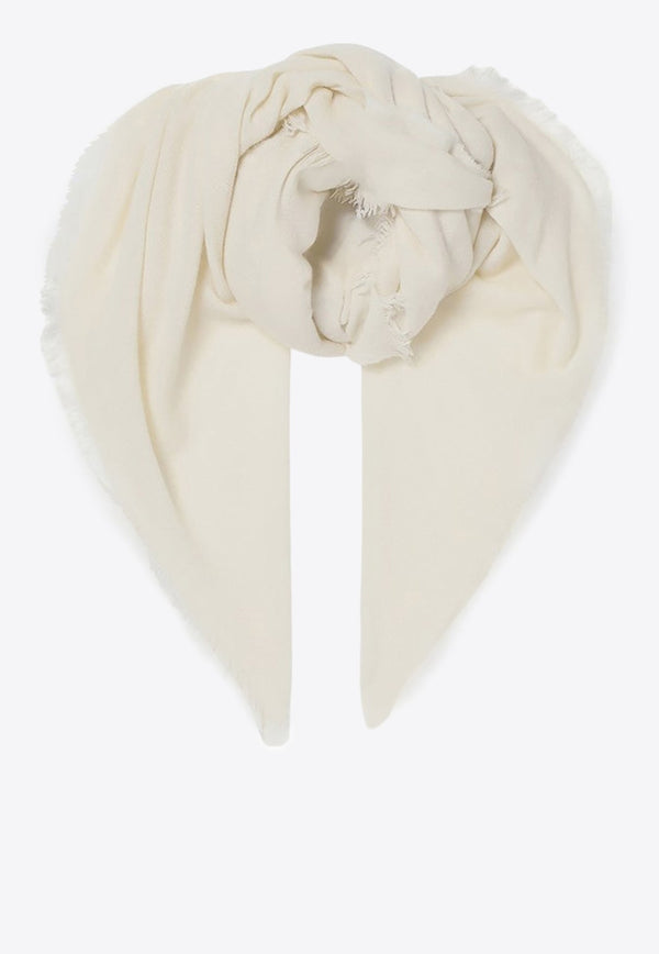 Nuvola Frayed Cashmere Scarf