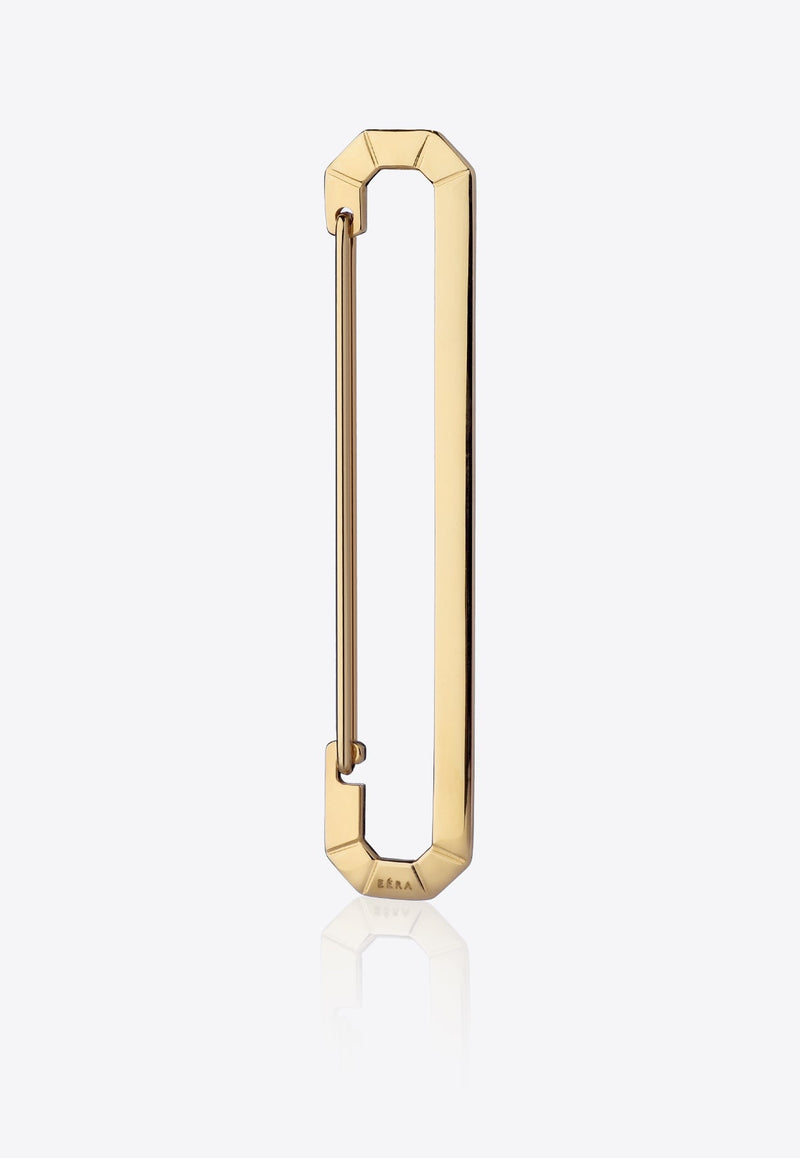 Special Order - Big NY Single Earring in 18K Yellow Gold