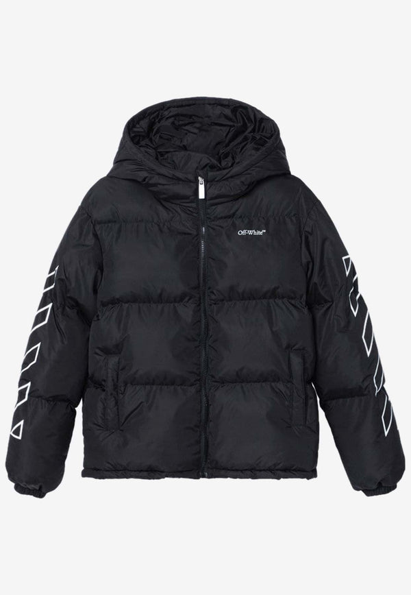 Boys Logo Print Padded Jacket