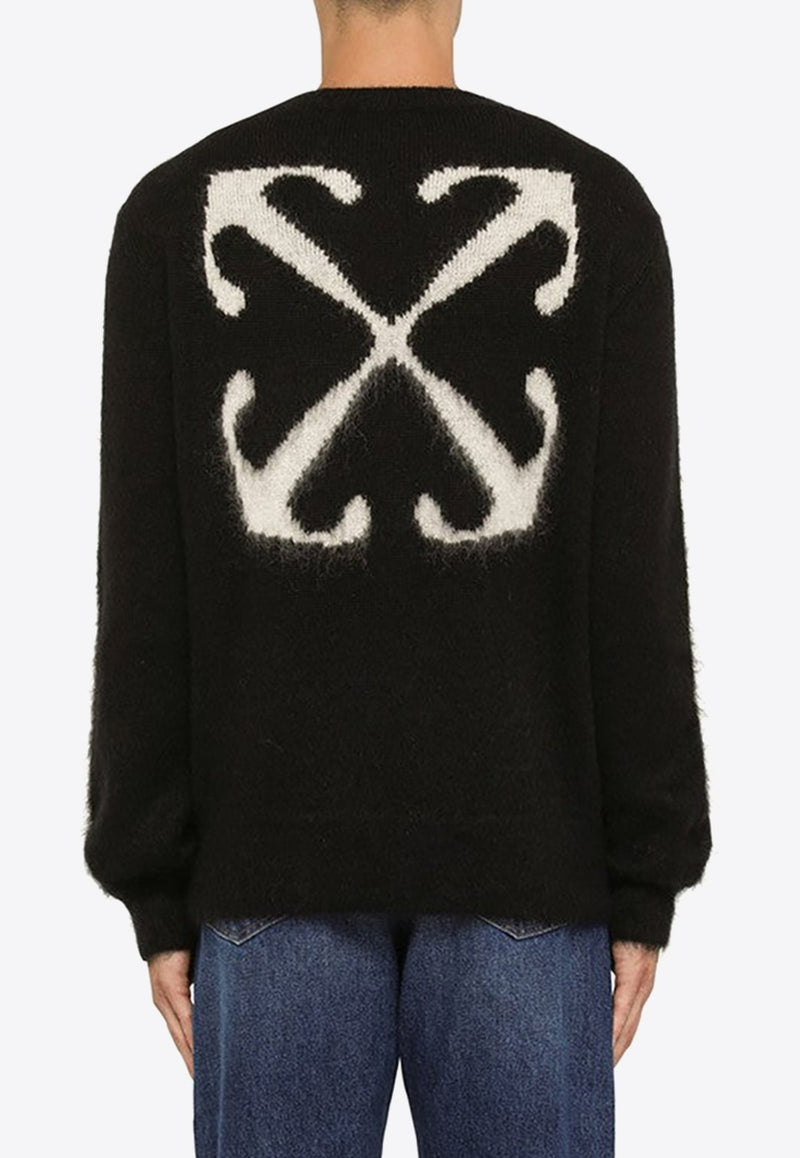 Arrows Intarsia Knit Sweater